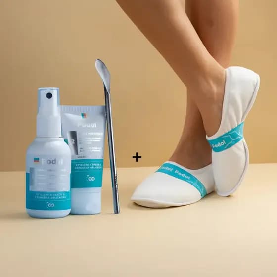 Sapatilha Hidratmax + Kit Hidratação Dos Pés- Spa - Podol