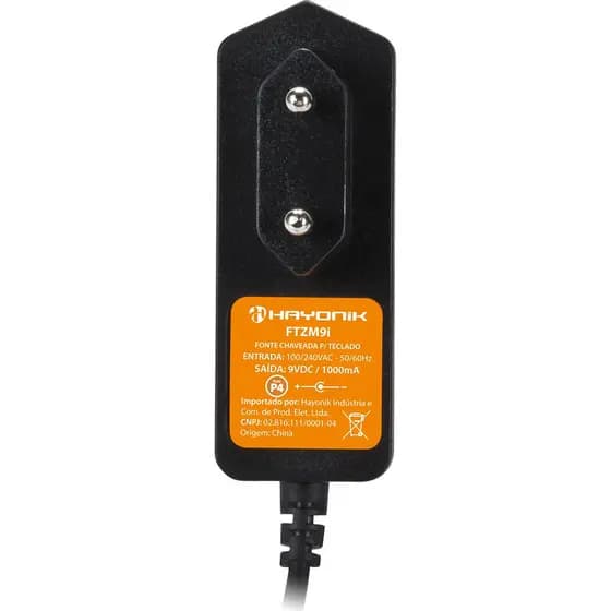 FONTE CHAVEADA HAYONIK FTZM9I 9VDC 1A P4 C- BIVOLT - 64734