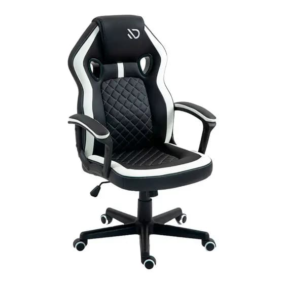 CADEIRA GAMER DUEX VORTEX DX9026BKW PRETO E BRANCO