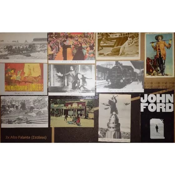 11 CARTÕES POSTAIS CINEMA CHARLES CHAPLIN KING KONG FAROESTE