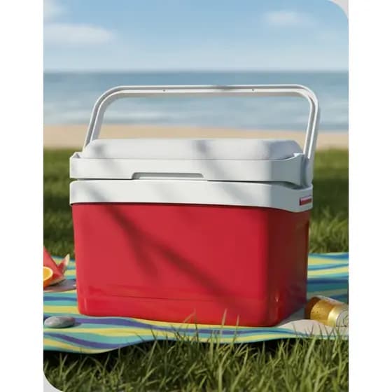 Coller Caixa Termica 12L Com Porta Copo Alça Lata Cerveja
