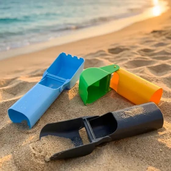 Braço/Pá Escavadora Infantil Praia Pá Escavador Manual para Crianças Tamanho Médio Não Aperta o Braço DIVERSAS CORES
