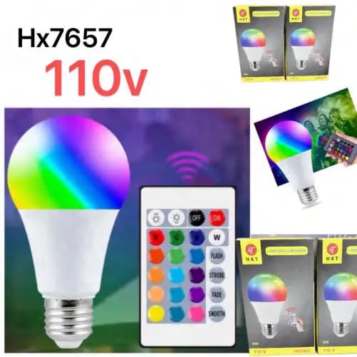 Lâmpada LED inteligente com controle remoto 7657