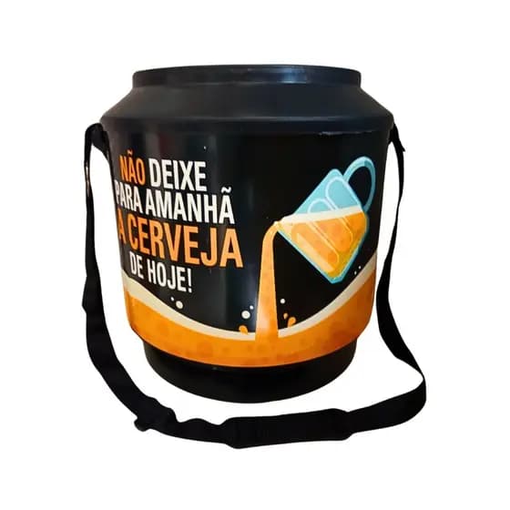 Cooler Caixa Térmica Grande Formato de latinha 30 Latas com Alça