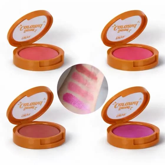 Blush Cremoso Sweet Caramel Nina Makeup | Fácil de Esfumar | Acabamento Natural
