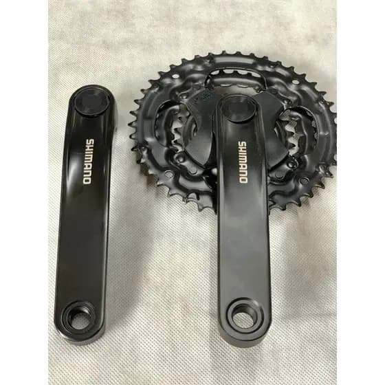PEDIVELA SHIMANO TOURNEY FC-TY301 48/38/28D 170MM 6/7/8 S/MOV. PRETO