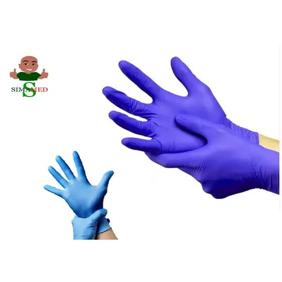 PROMOÇÃO Luva Nitrílica Azul - Sem Pó (200 unds)