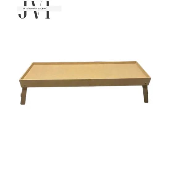Bandeja Com Pé Retrateis Para Café da Manhã Casal 90x30x5 - MDF