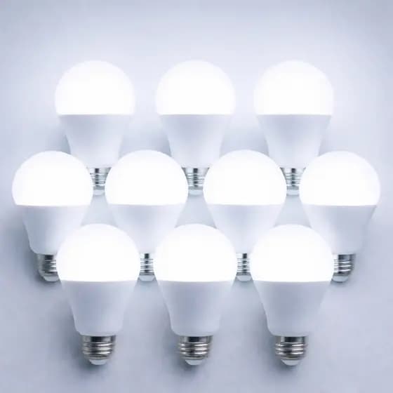 Kit 5 10 20 Lâmpadas LED 12W Branco Frio 6500K Bivolt Econômica Alta Luminosidade