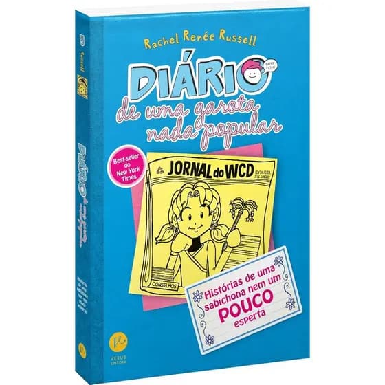 Livro - Diário de Uma Garota Nada Popular 5 - História de Uma Sabichona Nem Um Pouco Esperta - Capa Flexivel