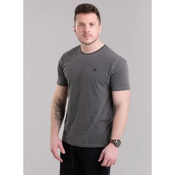 Camiseta Masculina Básica Algodão Premium 100% Manga Curta Confortável Dia Dia Academia Treino MAUI