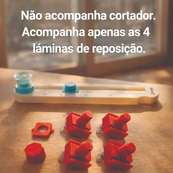 Lâminas de Reposição (Kit com 4) para Cortador Circular – SEM CORTADOR