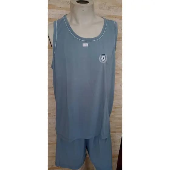 Pijama masculino adulto regata- pijama adulto-masculino-regata