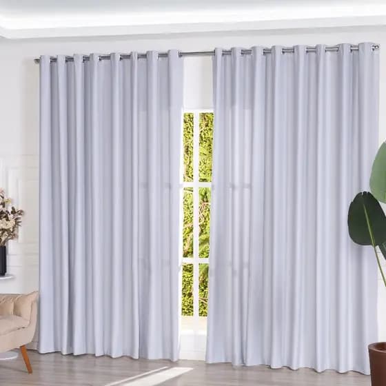 Cortina Blackout Tecido 6,00mts X 2,70m Ambiente Aconchegante Decorativa Interiores bloqueia luz