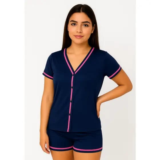 Pijama Blogueirinha/ Pijama Americano/ Pijama Feminino/ Conjunto Baby Doll