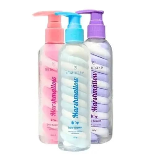 Loção Hidratante Corporal Marshmallow Mia Make - Hidratação Intensa e Aroma Doce