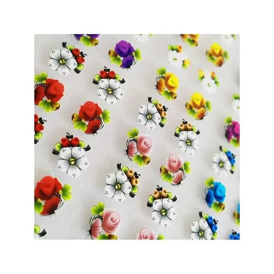 500 Adesivos 3D Para Unhas Decoradas
