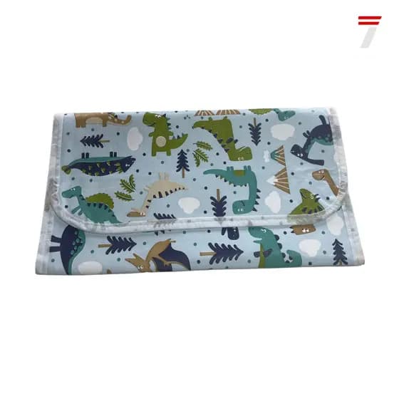 Trocador de Fralda Portátil Impermeável Dinossauro Menino