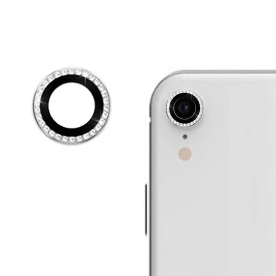 Película de câmera Strass Para IPhone XR Protetor de Lente