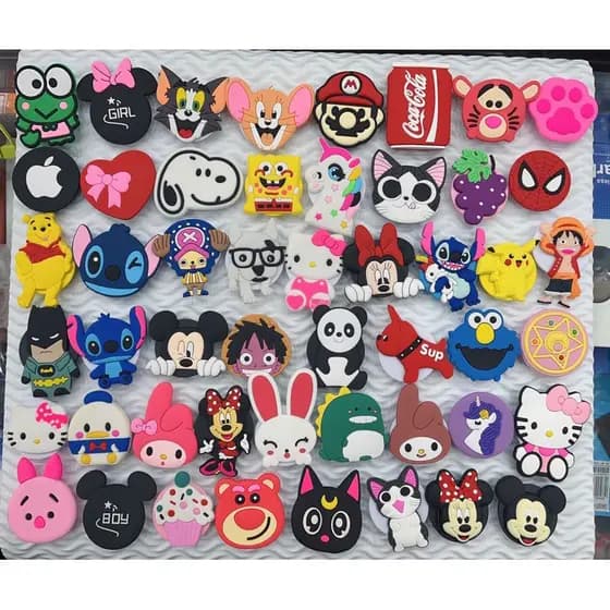 Suporte Pop Socket para celular de Dedo de apoio bichinho desenhos pop socts