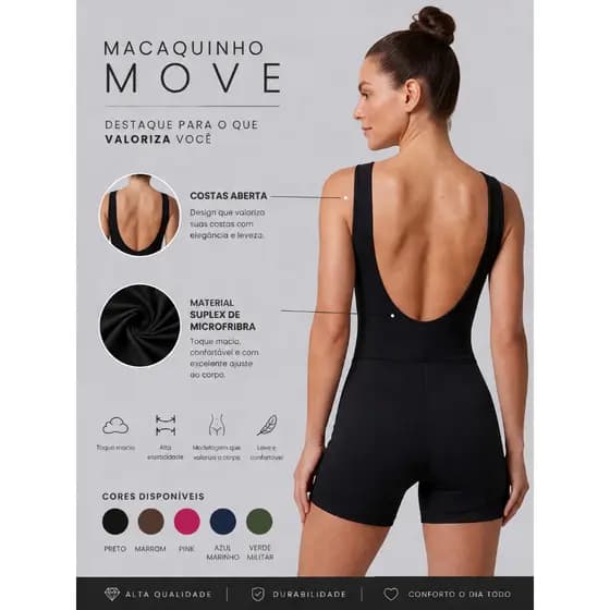 Macaquinho Fitness Feminino Regata – Costa Decotada, Confortável, Não Transparente | Academia,Treino