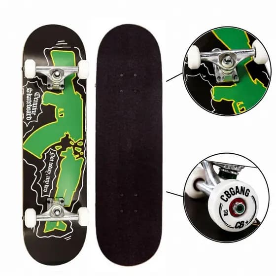 Skate Montado Para Iniciantes Completo Genuine 8.0