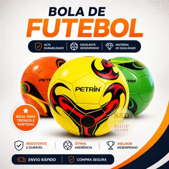 Bola De Futebol Nº 5 Campo Infantil Adulto Treino Lazer Sortidas Resistente