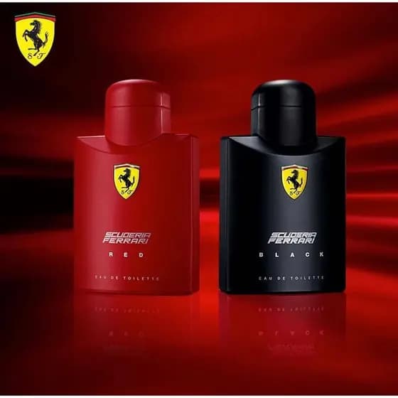 Combo Ferrari Black + Ferrari Red 50 ml a Base de Óleo Extra Fixação