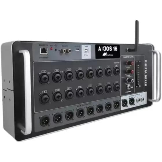 MESA DE SOM MIXER DUONN PADRÃO RACK AXIOS 16 CANAIS MULTI PISTAS