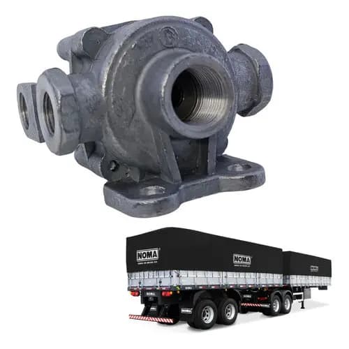 Valvula Bloqueio Freio Suspensor Carreta 3 Eixo M22xm16