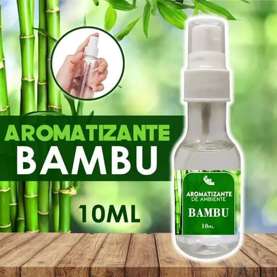 Perfume de Ambiente Bambu Bambooo Spray/Borrifador Fragrâncias 30ml Tropical Aromas