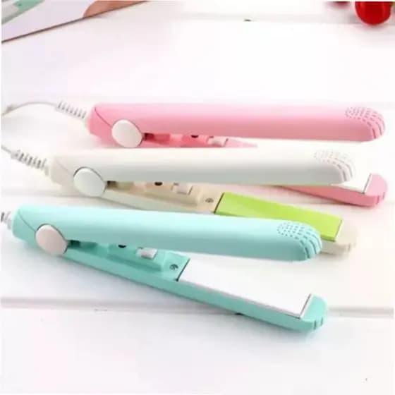 Mini Chapinha Cabelo Portátil Bivolt - (Cores Sortidas)