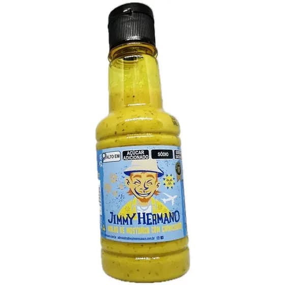 Mostarda Especial Chimichurri Jimmy Hermano Molho Rom's Sauce 200g