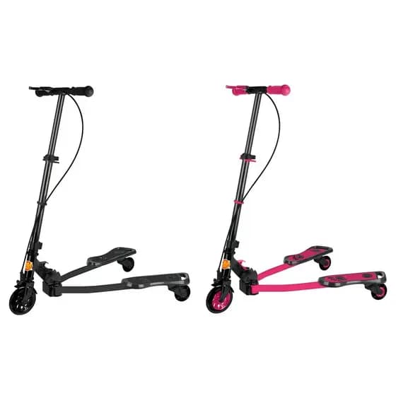 Patinete Infantil Frog 3 Rodas Dobrável Ajustável Rosa 60kg