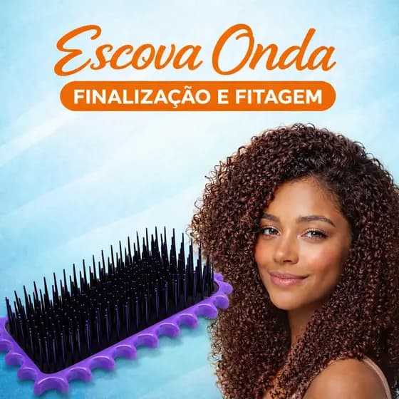 Escova para Finalização de cachos e fitagem