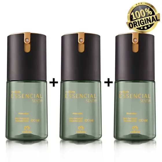 Desodorante Corporal Natrura Essencial Sentir Masculino 100ML - Deo Corporal