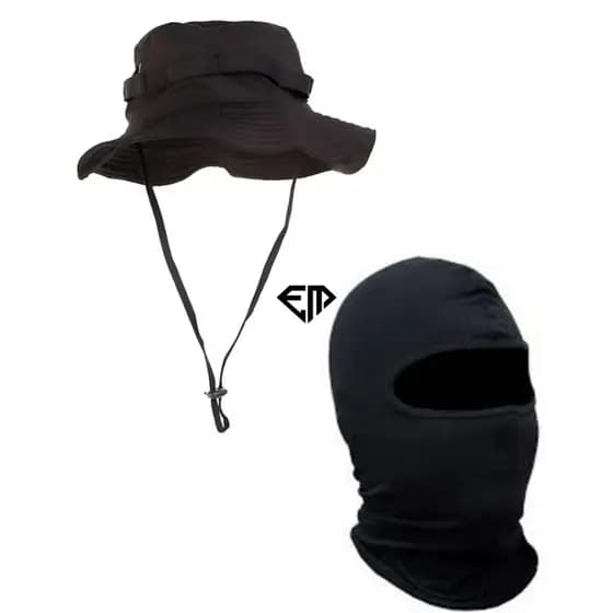 Chapéu Militar e Balaclava NINJA EM Sports