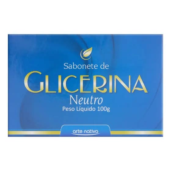 Sabonete Barra de Glicerina Neutro Arte Nativa Caixa 100g