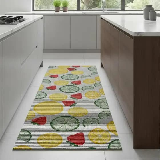 Tapete Duna Soft Antiderrapante Passadeira Cozinha Casa Versátil 3 Metros x 43cm Fácil De Limpar