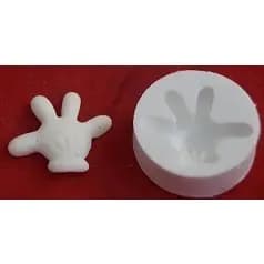 Molde de silicone Mão do Mickey para confeitaria ou biscuit - (2,3cm) Promoção