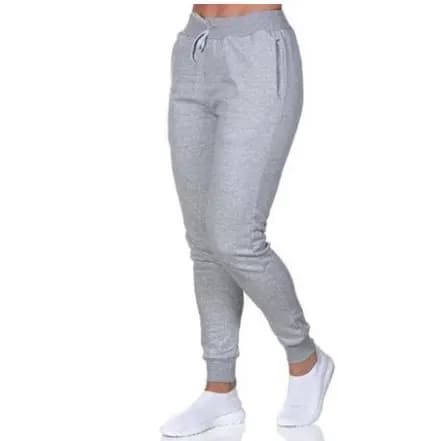 Calça Feminina Cintura Alta Jogger Moletom Canelado Até Tamanho P AO GG