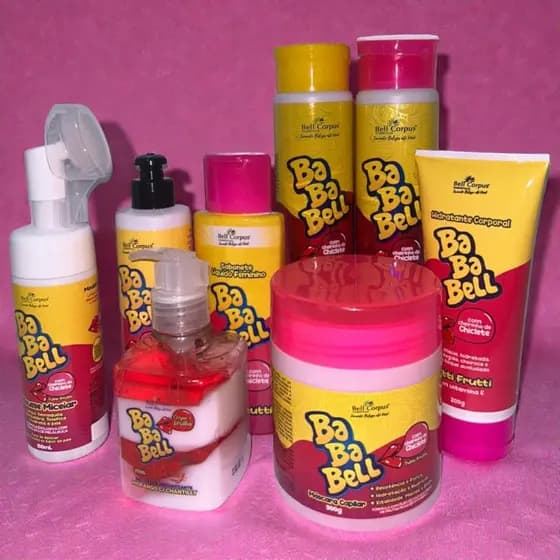 KIT Autocuidado Feminino TuttiFrutti Pacote de Beleza Cabelos Corpo e Rosto BaBaBell Bellcorpus