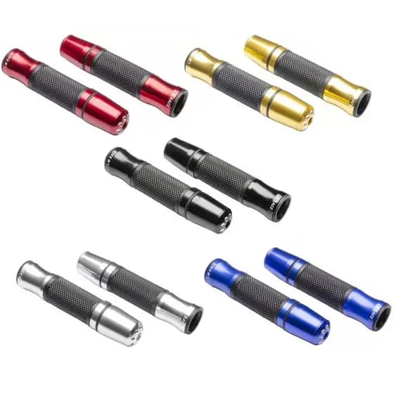 Manopla Punho Luva Esportiva Moto Com Peso Em Alumínio Para Honda Yamaha Universal Cores