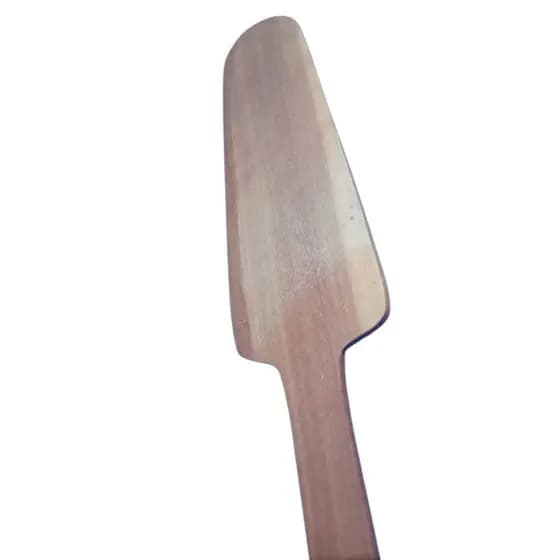 ESPÁTULA PARA CORTAR BOLO TORTA E PÃES DE MADEIRA / COLHER DE MADEIRA PARA BOLO DE MADEIRA