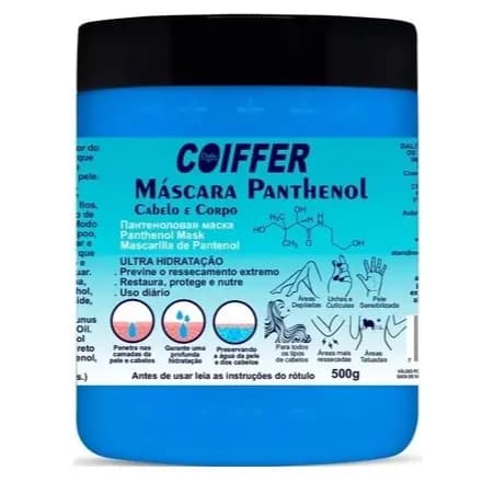 MASCARA PANTHENOL COIFFER 500G