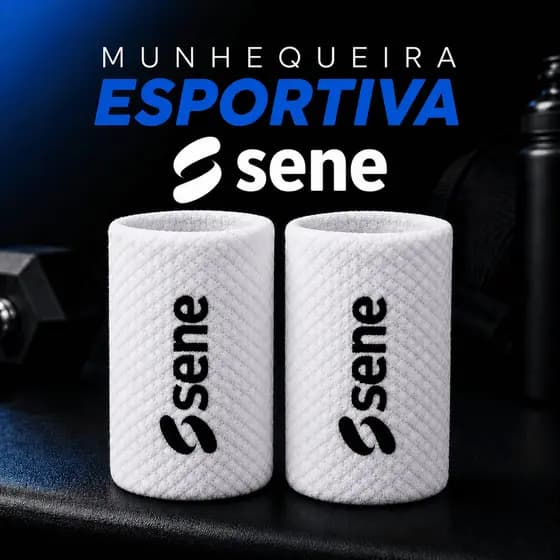 Munhequeira De Pulso Esportiva Seca Suor Sene Crossfit Treino Academia Musculação