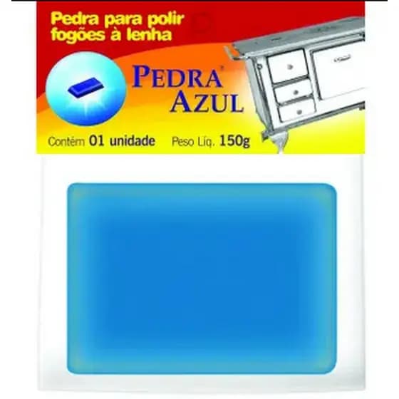 PEDRA PARA POLIR FOGAO 150G PEDRA AZUL