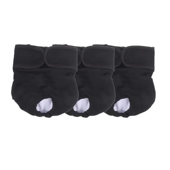 Kit 3 Fraldas Cachorro Laváveis Reutilizáveis Petting Is Caring Femea