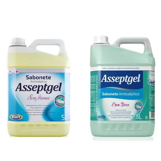 Sabonete Antisséptico Asseptgel - 5 Litros