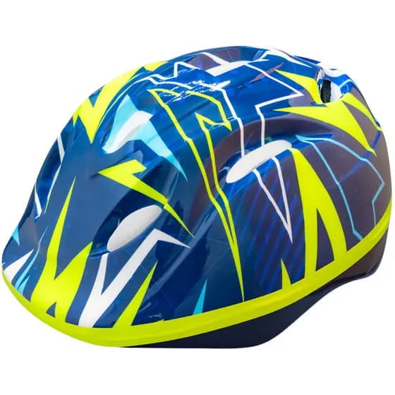 Capacete Ciclista Infantil Ajustável GTA 8 furos Energy Azul